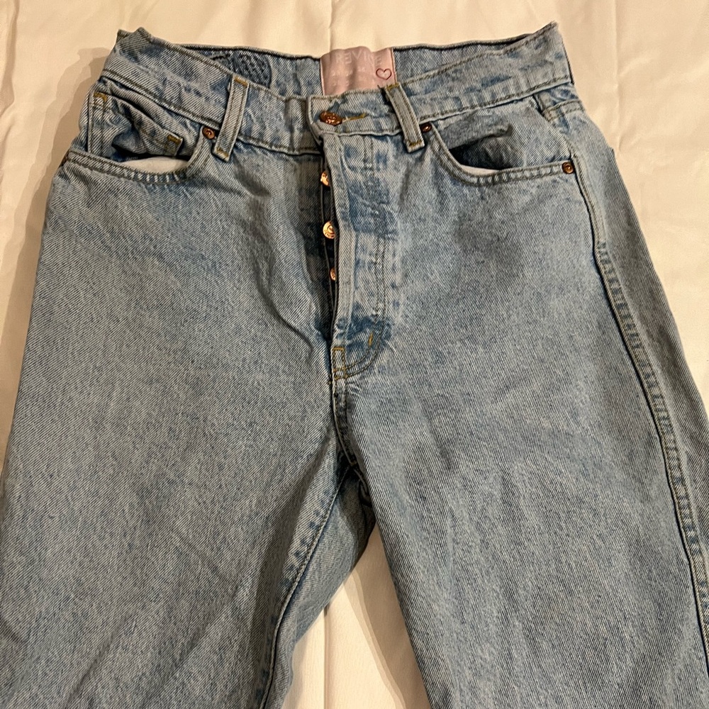 Revice denim straight leg jeans